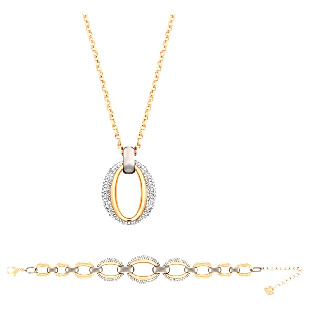 Swarovski Circlet Set Necklace and Bracelet - 5184291 No box